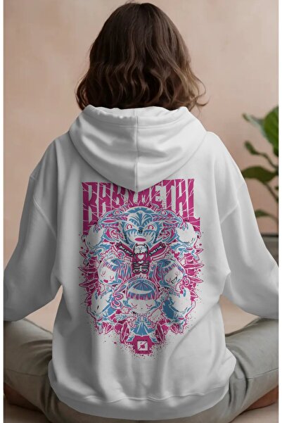 SEVBANO Babymetal Rock Metal Music Band Back Printed Unisex Oversize Premium ...