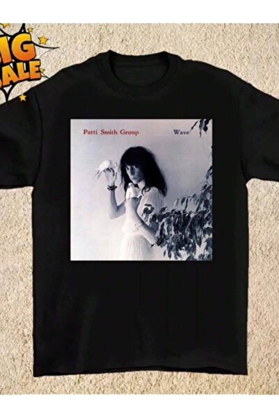 799 تي شيرت قطني من Patti Smith Group - Wave ALbum مقاس كامل S-5XL