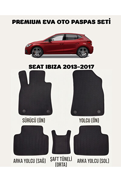 FEYZA OTO SEAT İBİZA SERİSİ 2013 - 2017 ARASI ARACA ÖZEL EVA PASPAS TAKIMI 2 ...