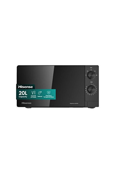Hisense Microwave H20MOBS14 , 20L , 700W , 5 Levels , Black Finish