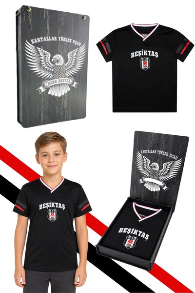 Beşiktaş Αθλητικό T-Shirt - Λευκό - Κανονική εφαρμογή