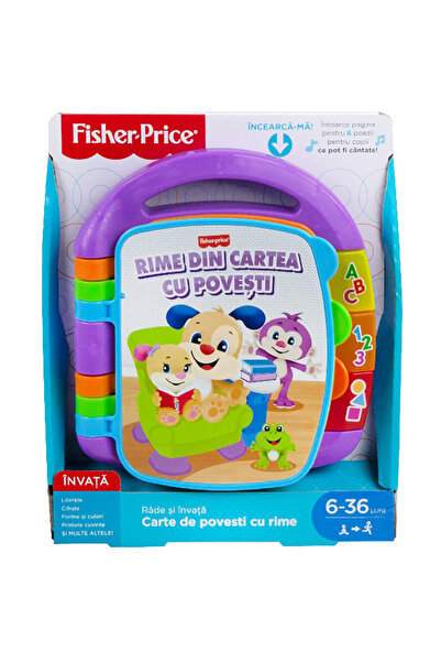 FISHER PRICE Carte cu povesti muzicale, Fisher Price, Limba Romana, DKJ99