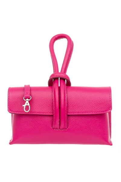 Vera Pelle Geantă de damă din piele Nodo Fuchsia