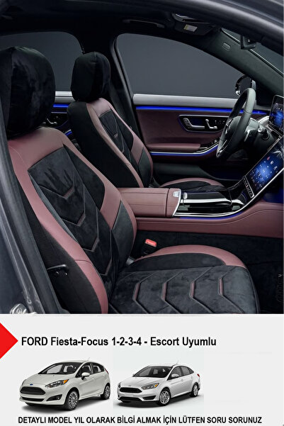 GM-DESIGN Arenza Series Luxury Car Seat Cover - (Compatible with Ford Focus-F...