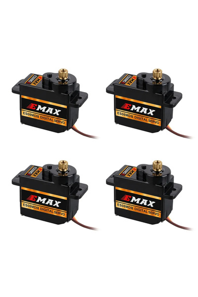 choice2 ES08MD II-4PCS EMAX ES08MD II سيرفو رقمي معدني صغير 13 جرام لطائرة RC...