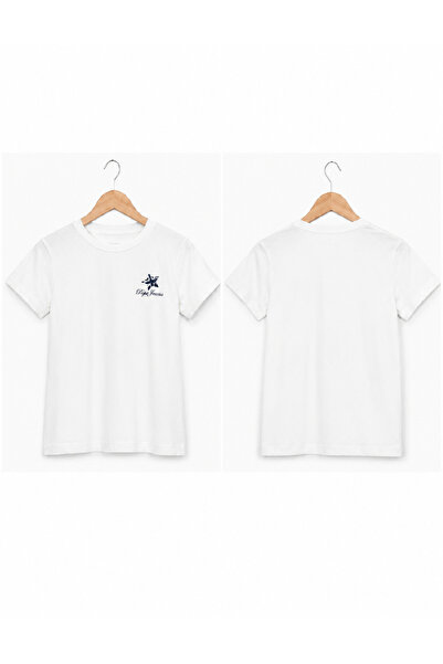 Evendi T-Shirt - Λευκό - Κανονική εφαρμογή