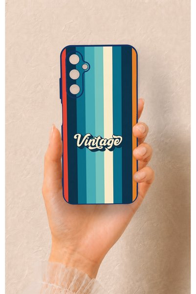 Vip Case Samsung A05S Compatible Vintage Patterned Silicone Case
