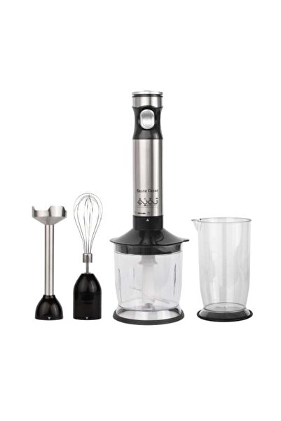 Silver Crest 4-in-1 Hand Blender with 1000W Power, 500ml Chopper, Whisk, and ...