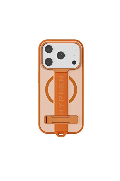 HYPHEN Flex iPhone 17 Pro Grip MagSafe Case Tangerine