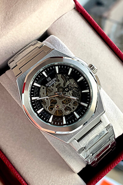 Reward Automatic Mechanism Steel Cord 2 Year Warranty Men's Wristwatch