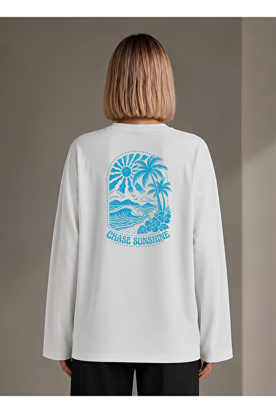 Grafftee Clothing Suerte Chase Sunshine Design Back Print Oversize Wide Cut L...