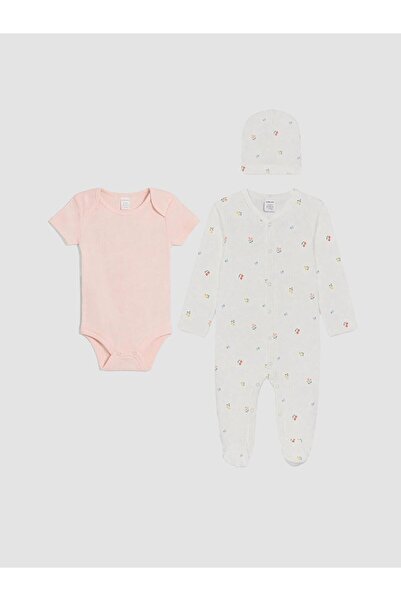 LC Waikiki Printed Baby Girl Hospital Discharge Set (S6)