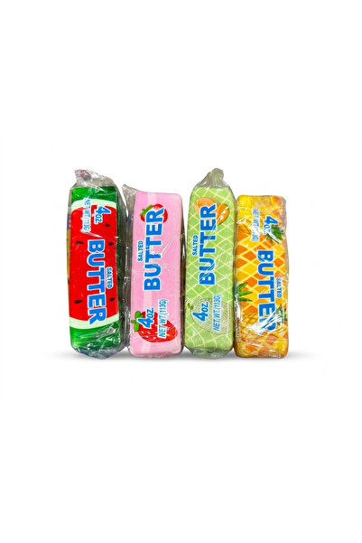 TOYTOPIA schylling butter Meyve Desenli Salted Butter Sıkıştırılabilir Stres ...