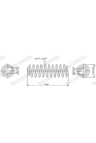 MONROE Arc Spiralat Elicoidal Sp4522 Seat Alhambra Vw Sharan