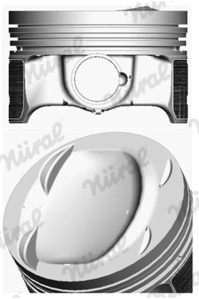 NÜRAL Piston 87-429900-00 Audi A1/A3 Seat Altea/Leon/Toledo 3/Toledo 4 Skoda ...