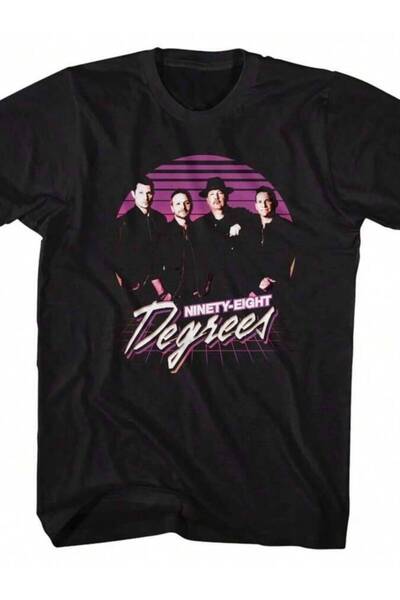 9TAY 98 Degrees Synthwave Sunset Men's T Shirt