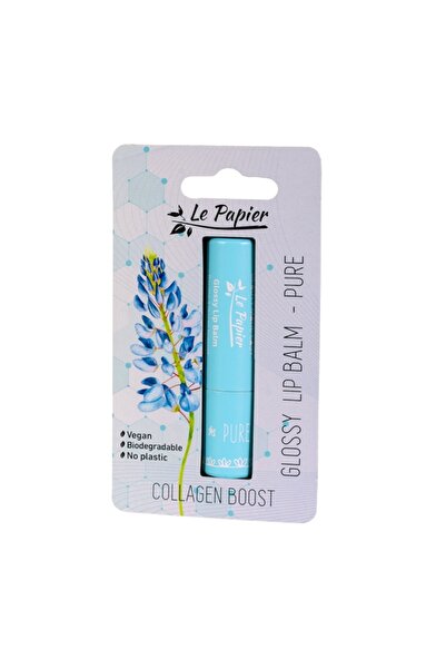 BEAUTY MADE EASY Glossy lip balm with collagen - Pure, Beauty Made Easy, 3.5g