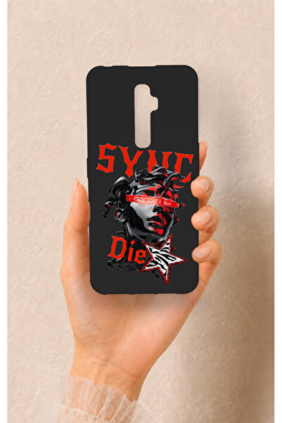 Vip Case Oppo Reno 2Z Uyumlu Sync Die Desenli Silikon Kılıf