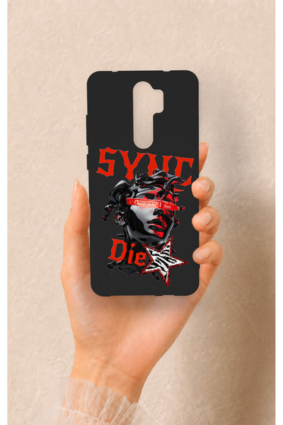 Vip Case Redmi Note 8 Pro Uyumlu Sync Die Desenli Silikon Kılıf