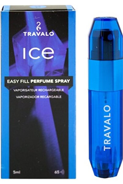 Travalo Atomizor de parfum reîncărcabil Perfume Pod Ice, Albastru, 5 ml