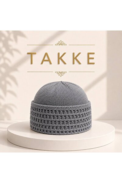 Takke ®Siper Premium Kalın Erkek Namaz Takkesi Dört Mevsim