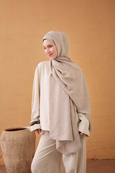 Silk Home Naia Cotton Shawl Rope Stone