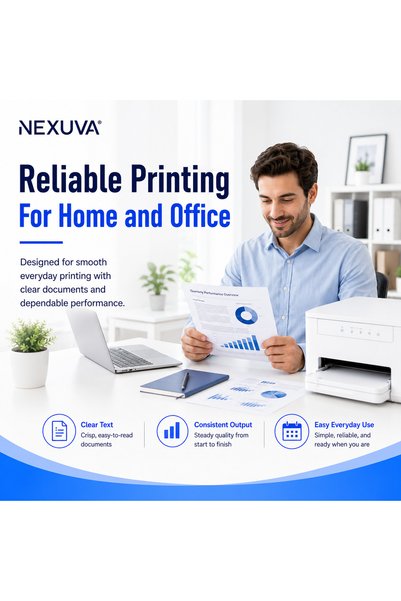Nexuva Compatible HP 205A Toner Cartridge 4-Pack Set, Black Cyan Magenta Yellow