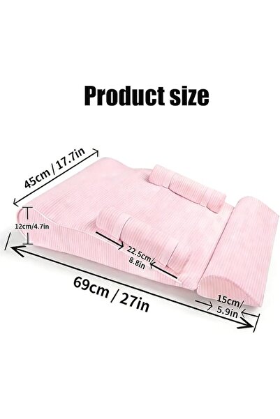 GENERAL Baby Feeding Pillow, Ergonomic Anti-Spit Up Nursing Pillow for Newbor...
