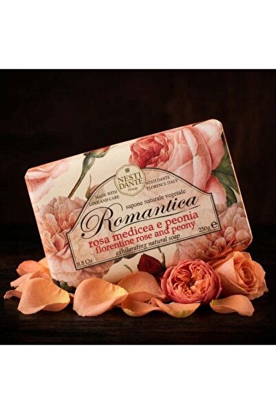 Nesti Dante Romantica Florentine Rose & Peony soap 250 Luxury Italian Natural...