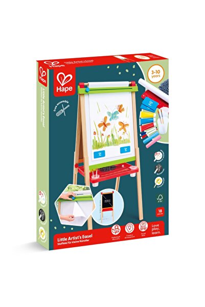 Hape Sevalet din lemn cu doua fete pentru desen, Hape, 52 x 43 x 115 cm