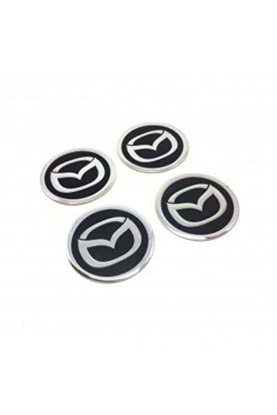GARDENAUTO Mazda Aluminum Adhesive Wheel Hub 4S 60mm