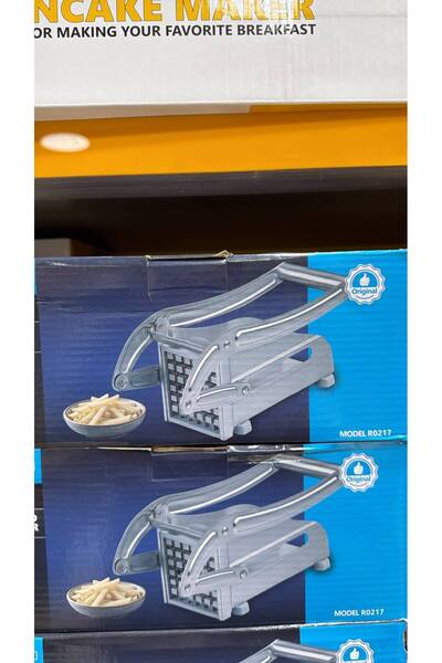 Denx Professional manual potato slicer made of stainless steel, rust-resistant