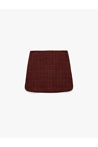 Koton Fustă mini din tweed în linie A, amestecată cu lână de oaie