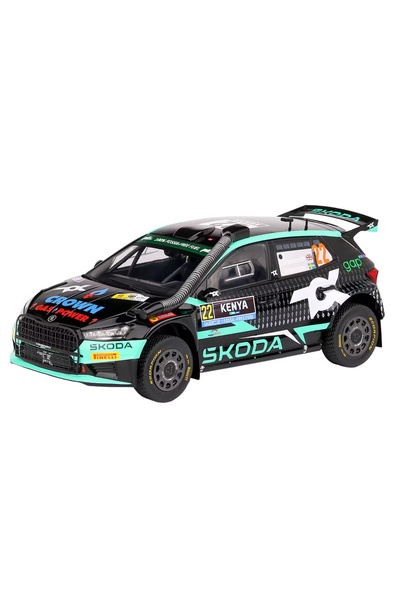IXO Sigilat- Skoda Fabia Rally2 Safari Rally Kenya 2024 # 22 Greensmith-Ander...