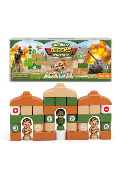Generic Brand Children's Building Block Set - 53 Pieces - Educational Toy for...