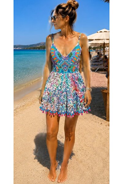 Minası Butik AQUA FİESTA İTHAL ELBİSE