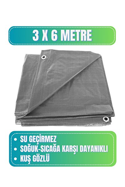 Evkar 3x6 metre Su Geçirmez Pullu Çadır Branda Tente Yağmurluk Gölgelik 3x6m ...