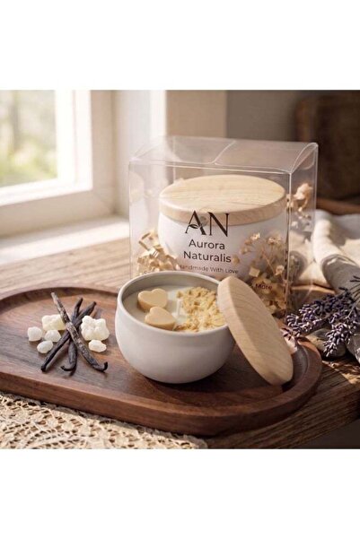 aurora naturalis Handmade VELVET Soy Wax Candles | Eco-Friendly | Creamy Whit...