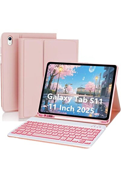HYX Bluetooth Keyboard Case for Samsung Galaxy Tab S11 11 Inch 2025, 7 Colors...