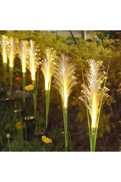 Generic Solar Reed Light Courtyard Garden Balcony Lawn Lamp 1pc