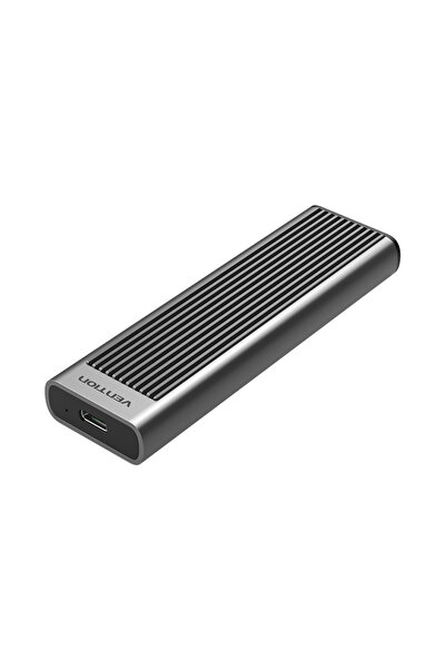 Vention M.2 NVMe SSD Kutusu 10 Gbps Type-C Harici Disk Kutusu Soğutuculu Gri ...