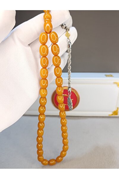 HALİL KOÇAK YELLOW PRESSED AMBER Rosary