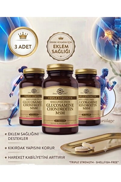 Solgar Glucosamine Chondroitin (glukozamin Glukosamin Kondroitin Msm 60 Table...