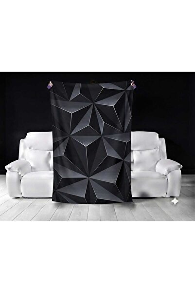 Elmas Dizayn تصميم خاص من ماركة مميزة، بطانية سرير تلفزيونية مقاس 150x220 سم،...