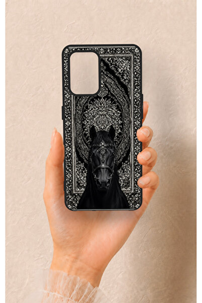 Vip Case Oppo-A74 Uyumlu Etnik At Figürü Desenli Silikon Kılıf
