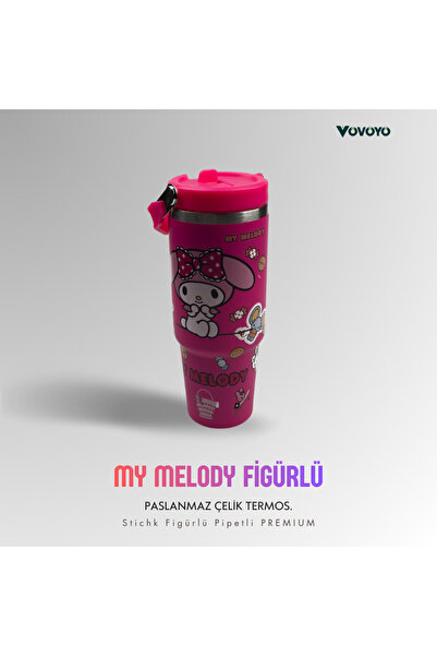 vovoyo My Melody Figürlü Premium Paslanmaz Çelik Termos