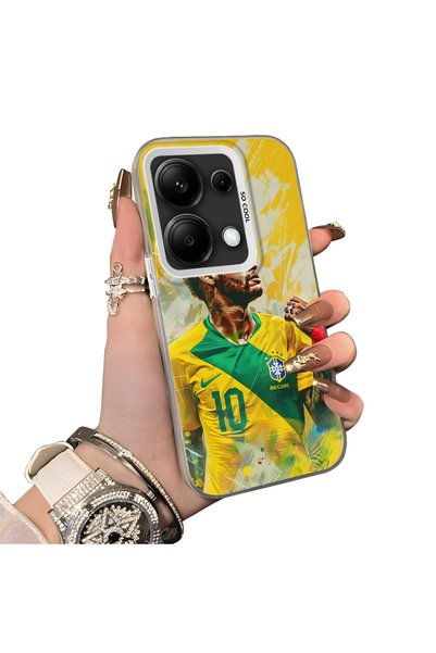 Hontinga حافظة هاتف Poco M6 Pro 4G متوافقة مع السيليكون ذات الحواف الصلبة وغط...