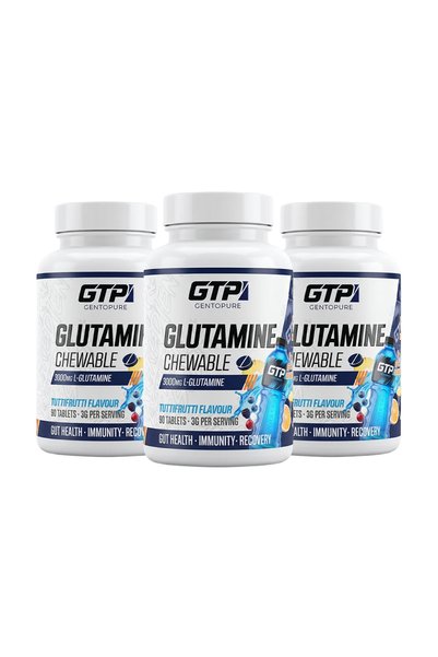 Gentopure GLUTAMINE CHEWABLE (90 TABLET) - TUTTIFRUTTI PAKETİ