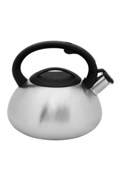 Trust Stainless Steel Whistling Kettle 3L Silver/Black