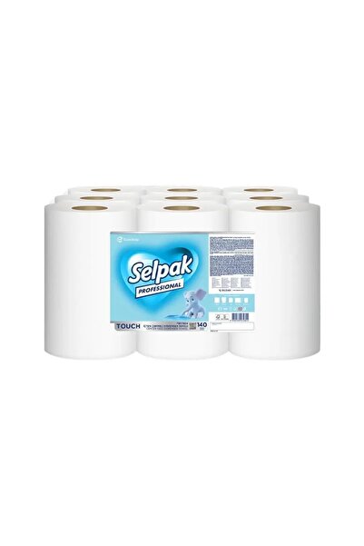 Selpak Professional Touch İçten Çekmeli Dispenser Kağıt Havlu 140 Metre 9’lu